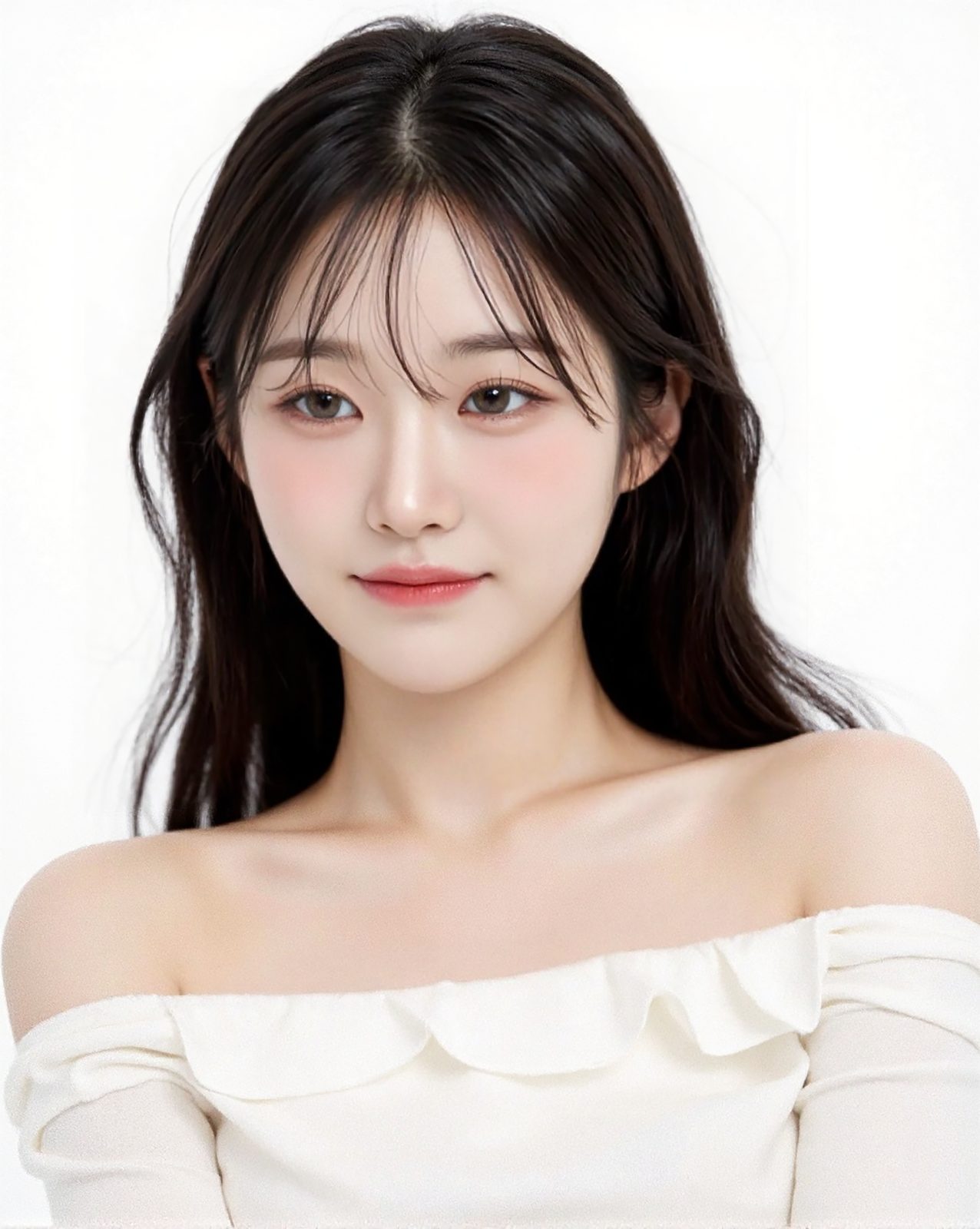 LENVABLE model wearing Shining Beige